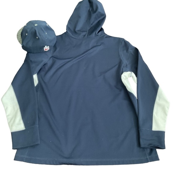 Team Apparel Los Angeles San Diego Charger Blue Hoodie Pullover Cap Hat Sz XXL - Picture 3 of 12